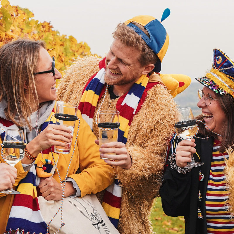 HängOver Weinglashalter - Fastnacht