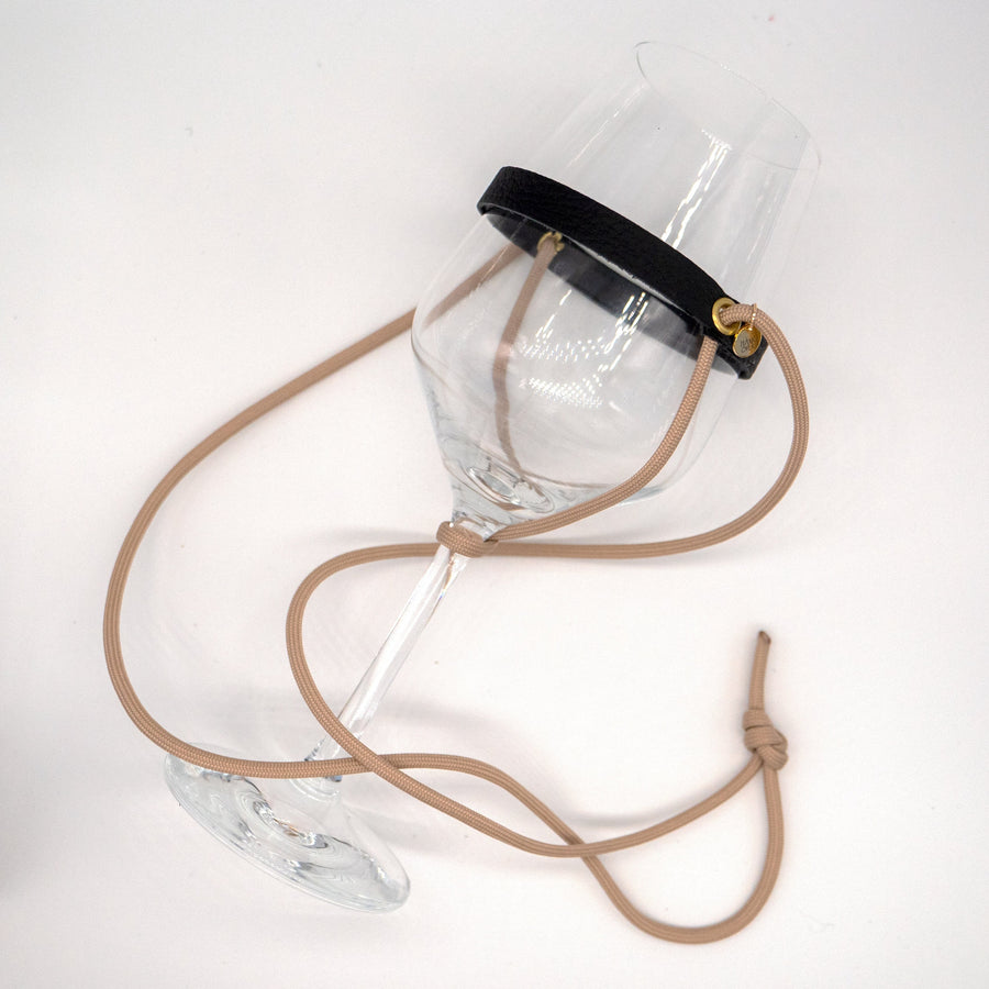 JazRvr 2 Weinglashalter Zum Umhängen - Praktisch Für Partys & Weinproben